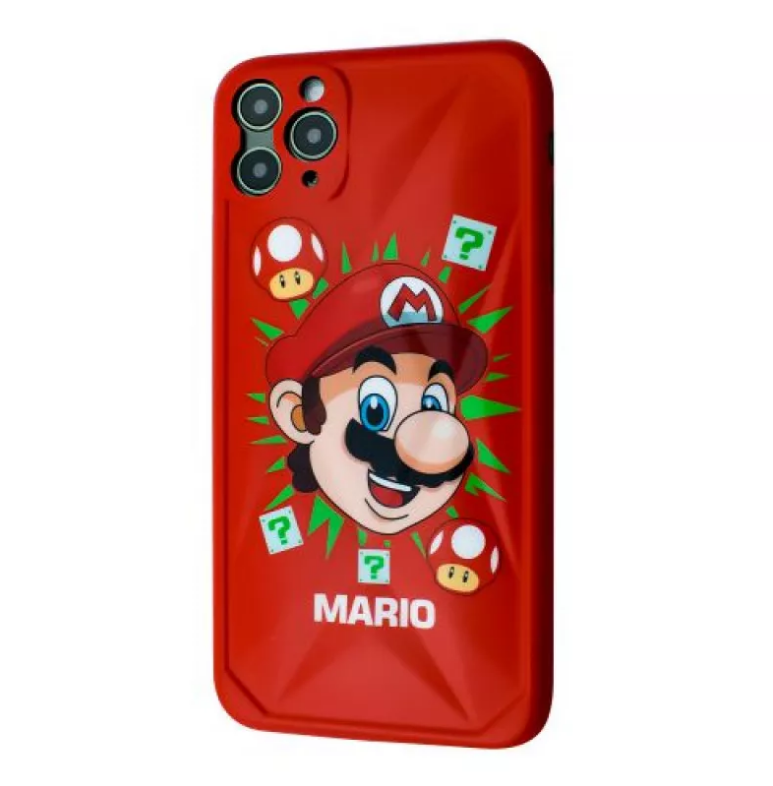 Накладка IMD Print для iPhone 11 Pro Маріо (Red)-0